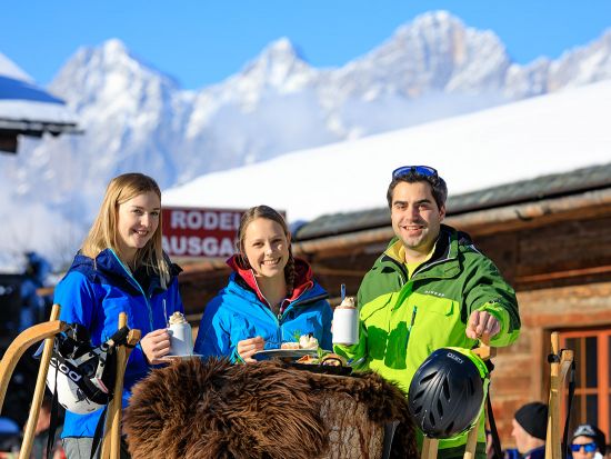 Drink a hot chocolate after tobogganing it's delicious