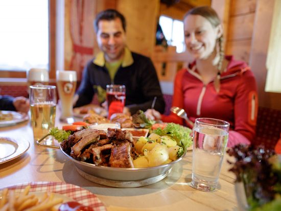 Ripperl is the most famous meal when you go tobogganing