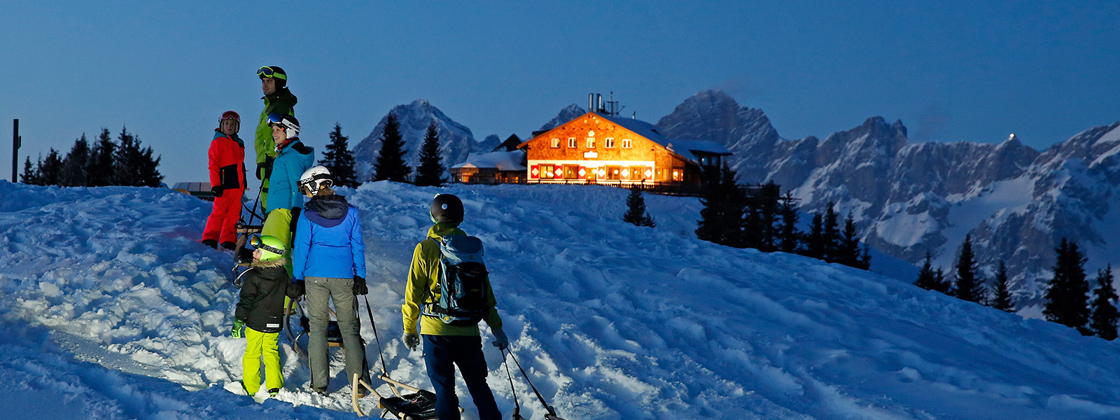 Only a few meters to the Hochwurzenhütte
